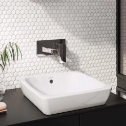 VitrA Metropole Aufsatzwaschtisch 39,5 X 40 Cm Mit Überlauf, Geschliffen