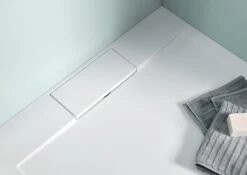 HSK Marmor-Polymer Duschwanne 80 X 120 Cm Superflach Mit Randablauf