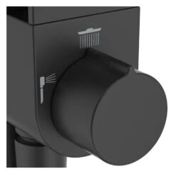 Ideal Standard Alu+ Duschsystem Ohne Armatur, Mit 2 Ablagen, 2-Funktions-Handbrause Und 2-Funktions-Kopfbrause