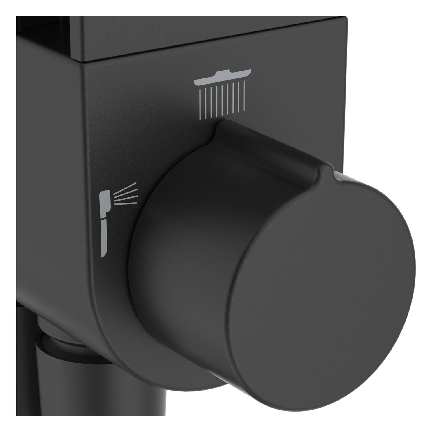 Ideal Standard Alu+ Duschsystem Ohne Armatur, Mit 2 Ablagen, 2-Funktions-Handbrause Und 2-Funktions-Kopfbrause