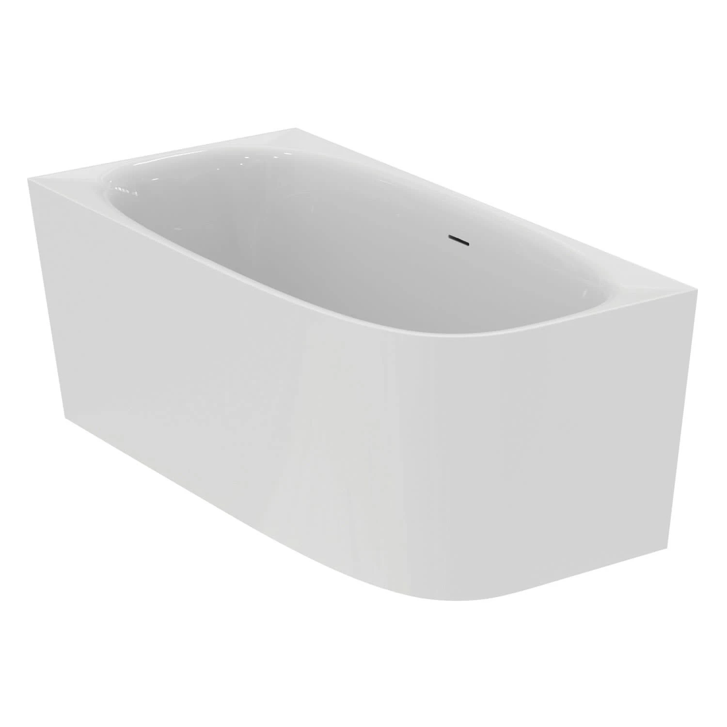 Ideal Standard Dea D-Form-Badewanne 150 X 75 Cm, Wandanbindung Links