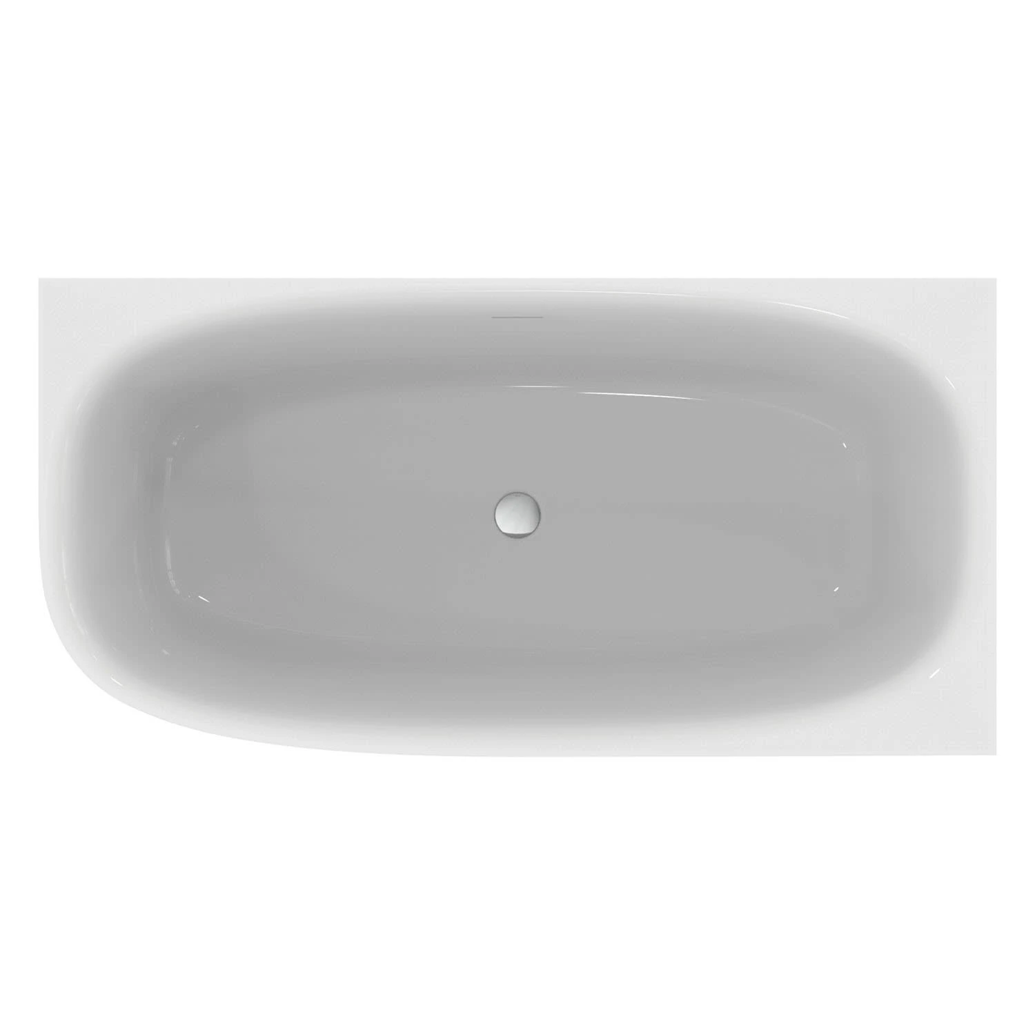 Ideal Standard Dea D-Form-Badewanne 150 X 75 Cm, Wandanbindung Rechts – Bild 3