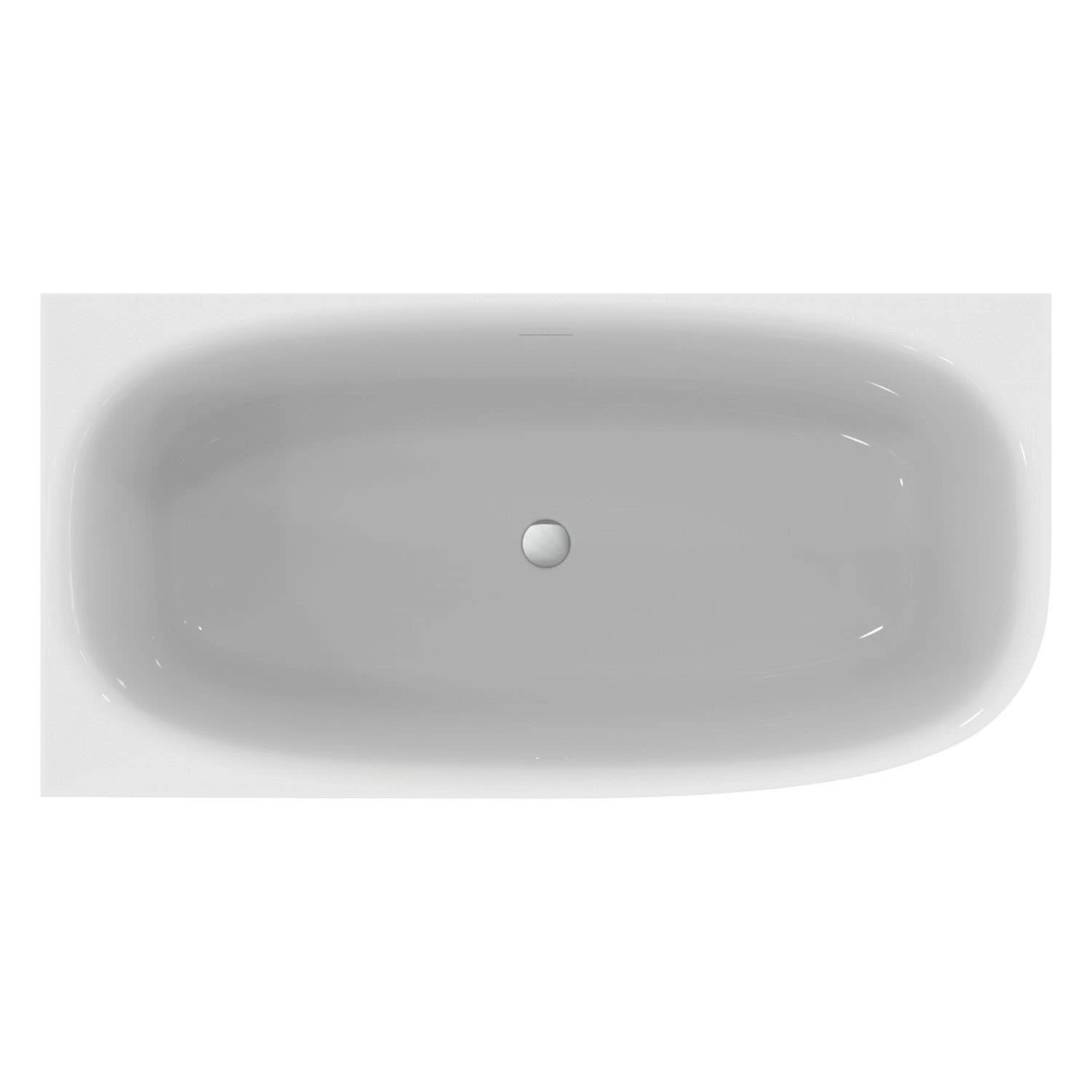 Ideal Standard Dea D-Form-Badewanne 150 X 75 Cm, Wandanbindung Links – Bild 3