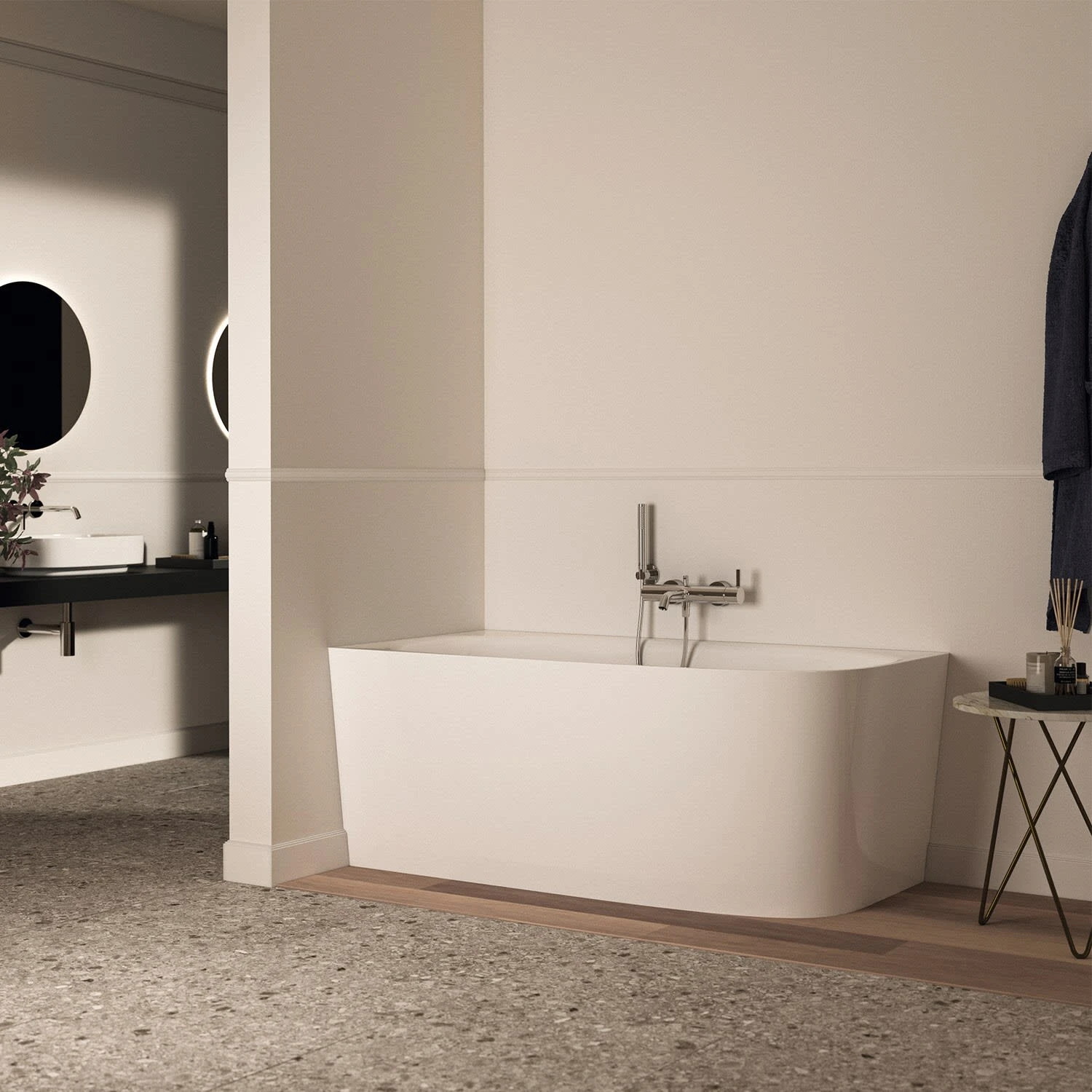 Ideal Standard Dea D-Form-Badewanne 150 X 75 Cm, Wandanbindung Links – Bild 5