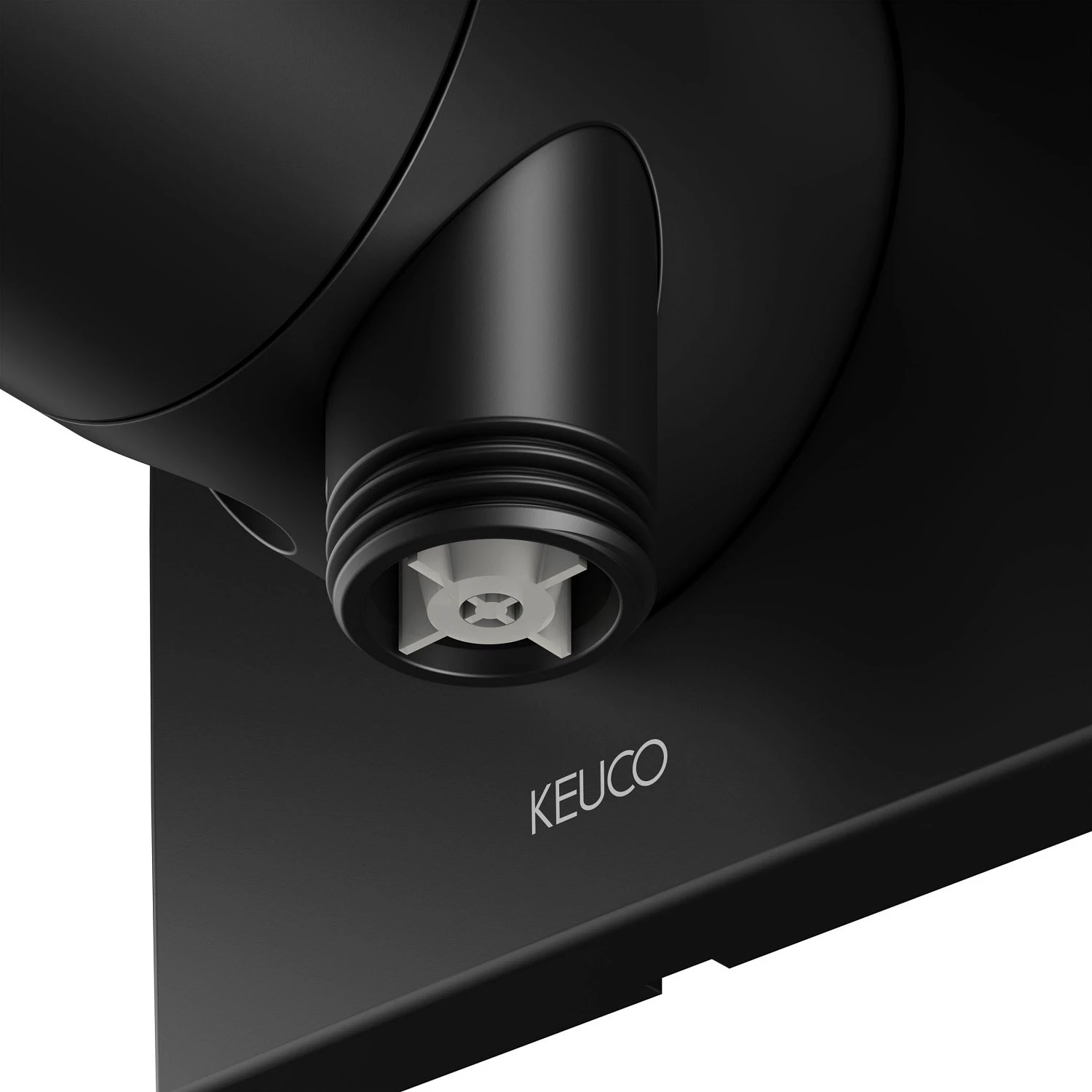 Keuco IXMO Black Selection Unterputz-Umstellventil Inkl. Absperrung Für 2 Verbraucher Mit Schlauchanschluss U. Brausehalter, Eckig – Bild 5