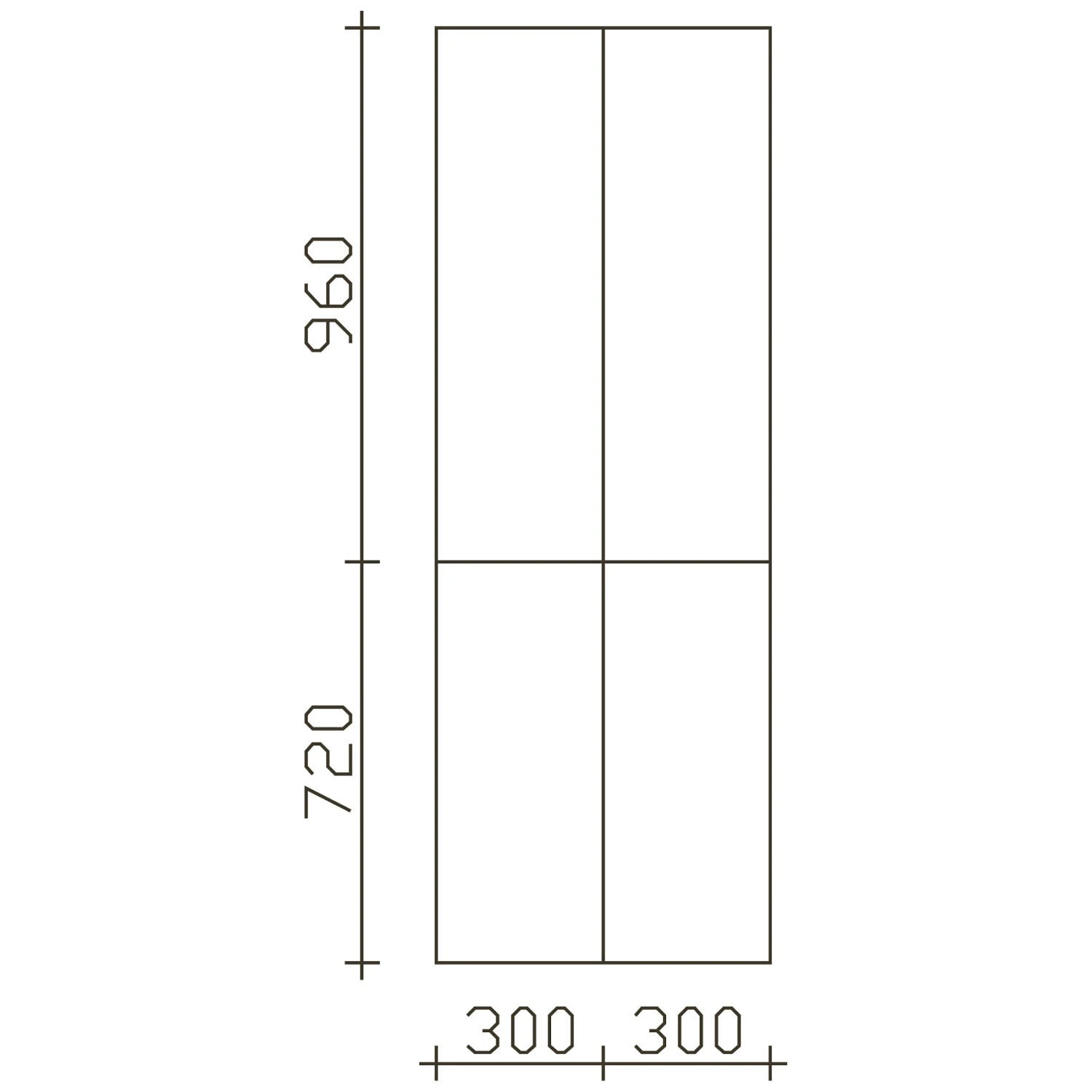 Pelipal Serie 7025 (Solitaire) Hochschrank 60 X 43 X 168 Cm Mit 4 Drehtüren, Griff V1, PG2 – Bild 2