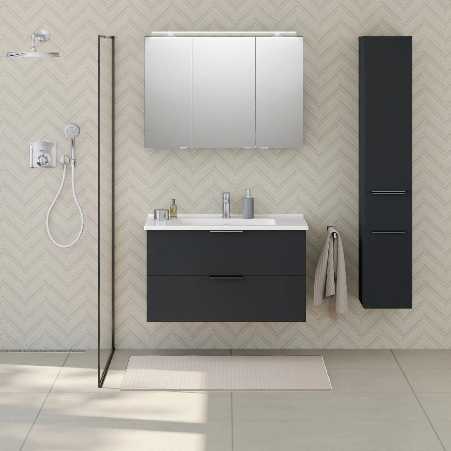 Steinkamp Living 2.0 Waschtisch 100 Cm Mit Unterschrank 97 Cm – Bild 5