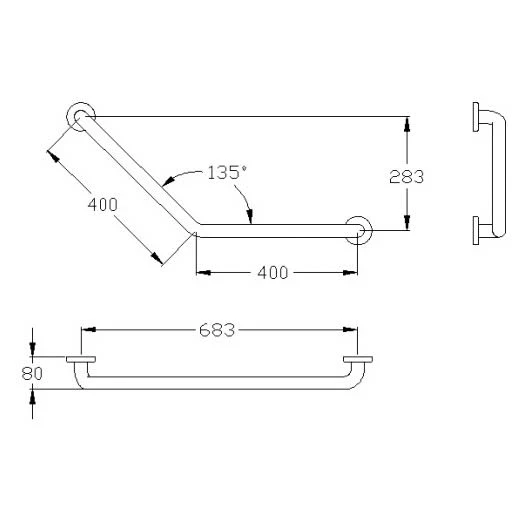 Silver Age System Winkelgriff 40 X 40 Cm
