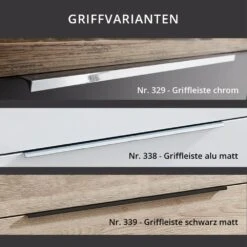 Puris Aspekt Plattenunterschrank 60 Cm Mit 1 Einschubregal Unten, In Schwarz, Griff 339