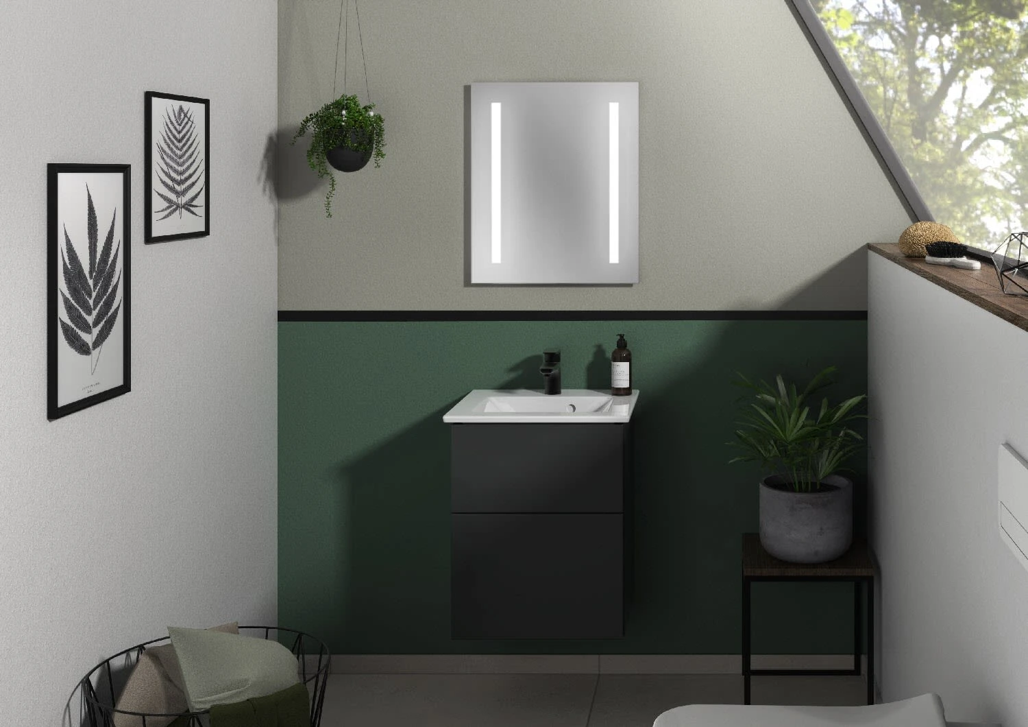 Sanipa 3way Möbelset-2 Inkl. Lichtspiegel "LUCY", 50 Cm, Mit Push To Open – Bild 5