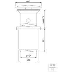 Steinberg Serie Universal Ablaufgarnitur Mit Druckverschluss