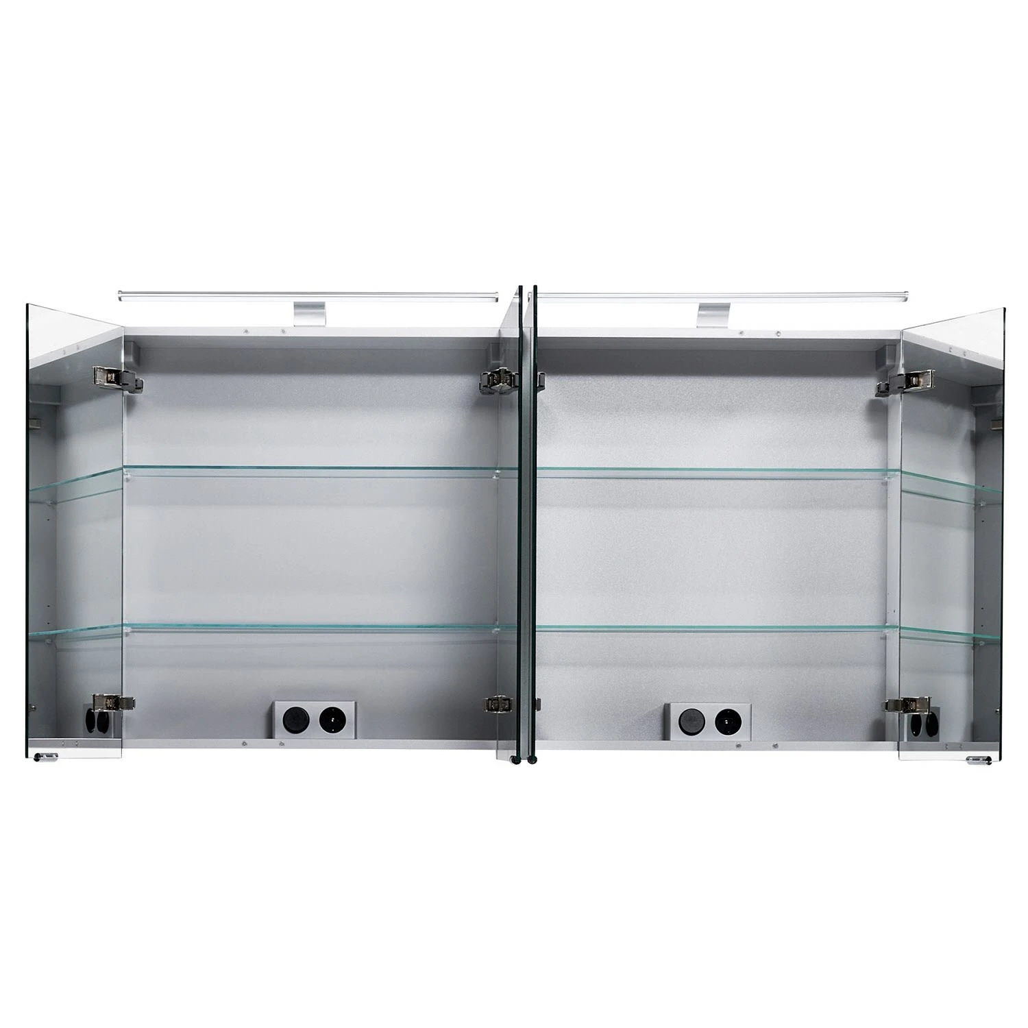 Steinkamp Life 2.0 Badmöbel Set 121 Cm Mit LED-Spiegelschrank, Doppelwaschtisch – Bild 6