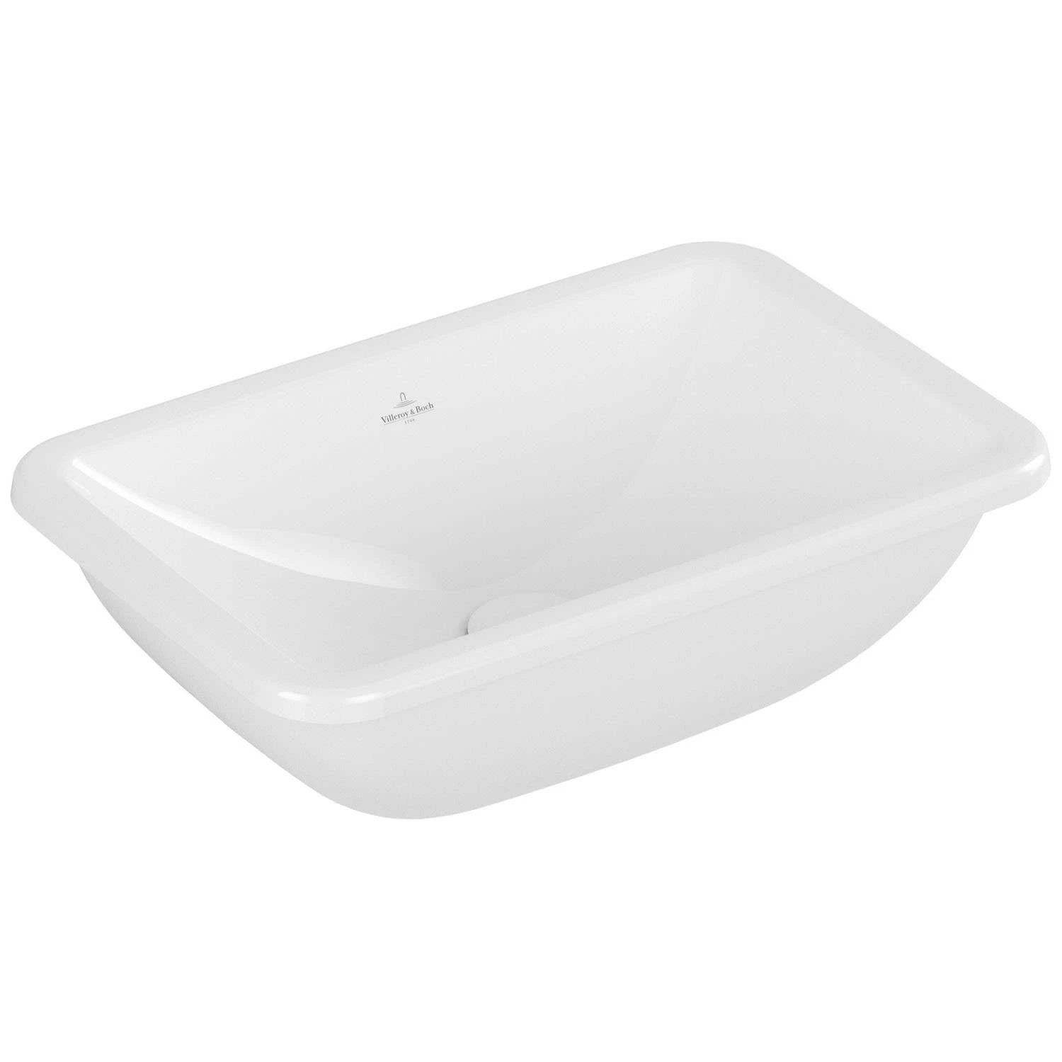 Villeroy & Boch Loop & Friends Unterbauwaschbecken Rechteckig 51 X 34 Cm, Mit Überlauf
