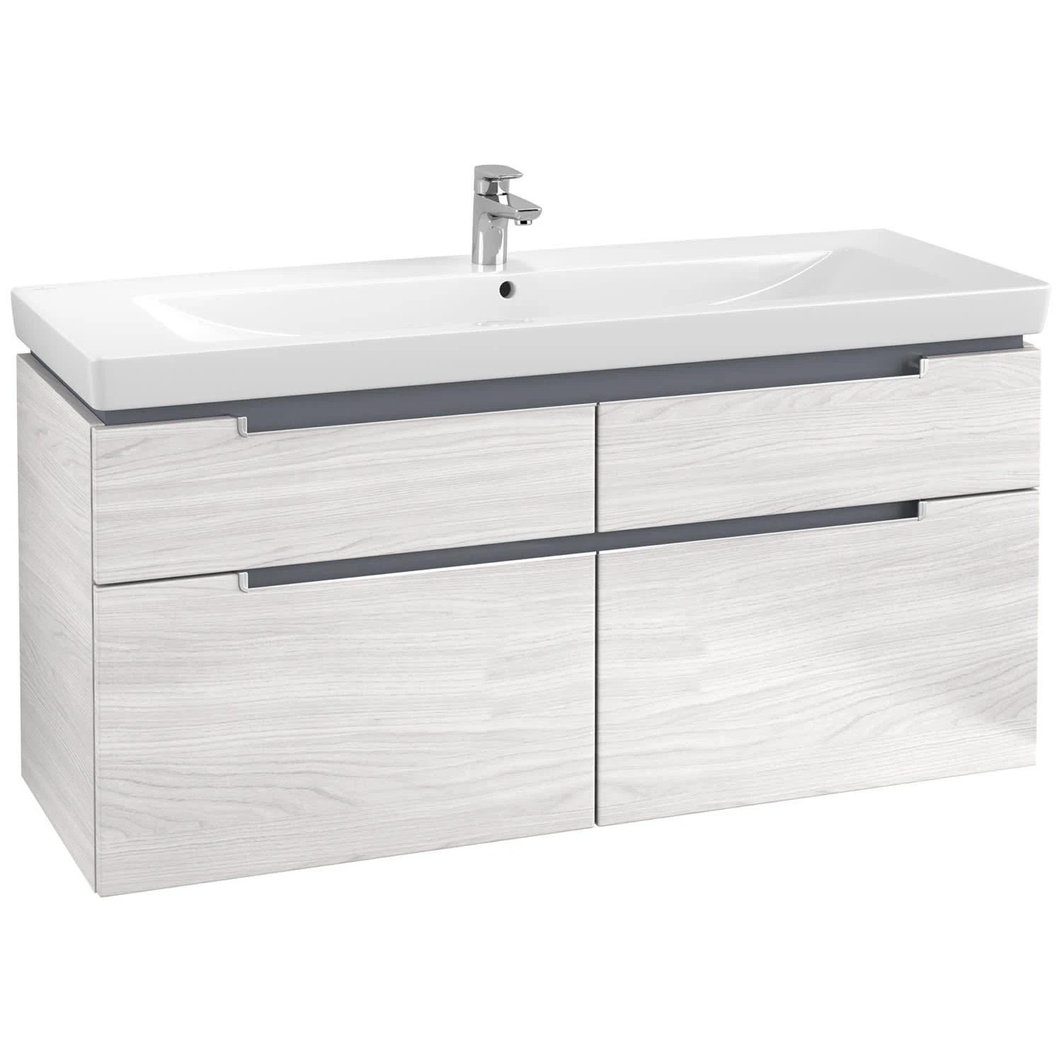 Villeroy & Boch Subway 2.0 Waschtisch-Kombination 130 Cm Mit 4 Auszügen Und Spiegel More To See 14 – Bild 3