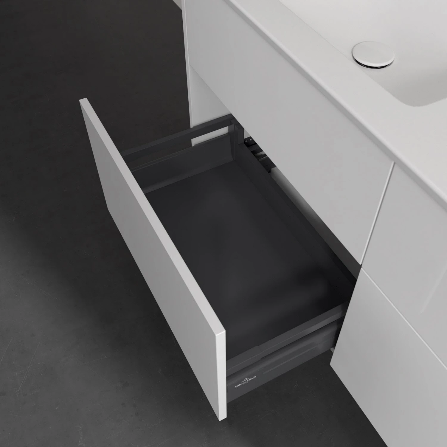 Villeroy & Boch Finero Waschtischunterschrank 130 Cm Mit Doppelwaschtisch, 4 Auszüge – Bild 5