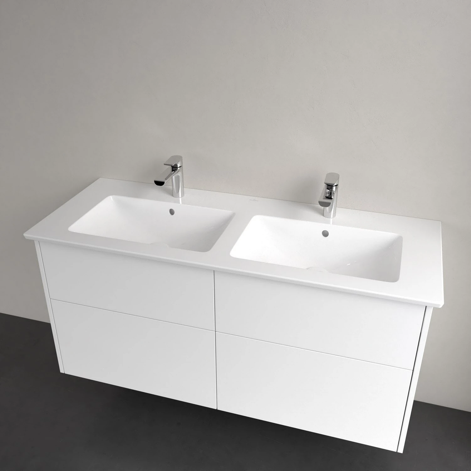 Villeroy & Boch Finero Waschtischunterschrank 130 Cm Mit Doppelwaschtisch, 4 Auszüge – Bild 7