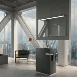 Zierath GARDA LED-Lichtspiegel 60 X 70 Cm Mit Easy-Touch-Display, Shine