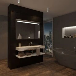 Zierath GARDA LED-Lichtspiegel 180 X 70 Cm Mit Easy-Touch-Display, PRO Lichttechnik